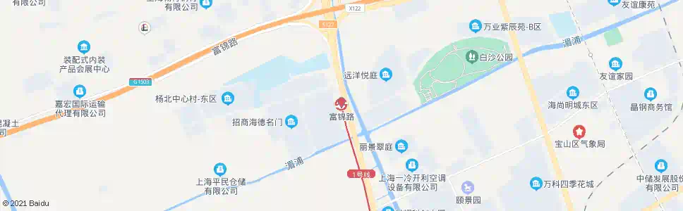 上海富锦路站_公交站地图_上海公交_妙搜公交查询2025