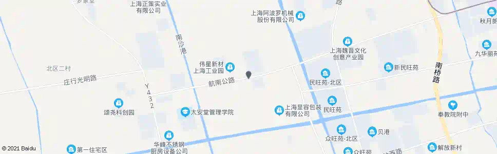上海航南公路华更路_公交站地图_上海公交_妙搜公交查询2025