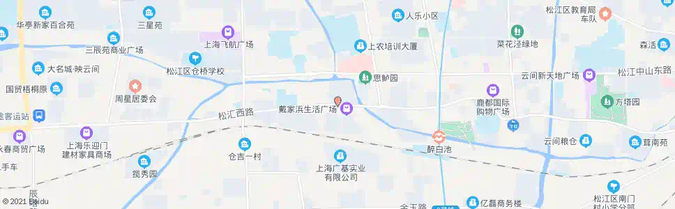 上海仓城七村_公交站地图_上海公交_妙搜公交查询2025