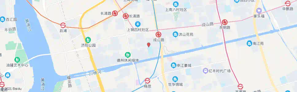 上海德州路灵岩路_公交站地图_上海公交_妙搜公交查询2025