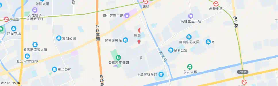 上海唐安路唐兴路_公交站地图_上海公交_妙搜公交查询2025