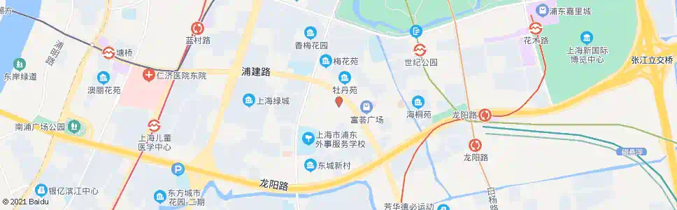 上海浦建路锦绣路(招呼站)_公交站地图_上海公交_妙搜公交查询2025
