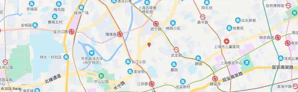 上海曹家渡_公交站地图_上海公交_妙搜公交查询2025