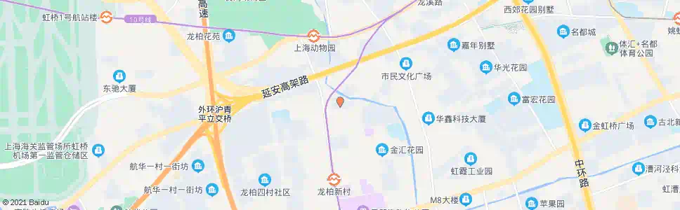 上海虹桥路虹井路(临时站)_公交站地图_上海公交_妙搜公交查询2025
