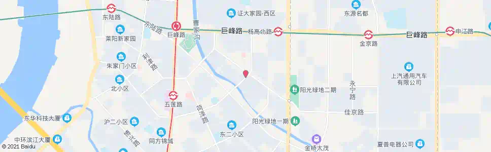上海五莲路凌河路_公交站地图_上海公交_妙搜公交查询2025
