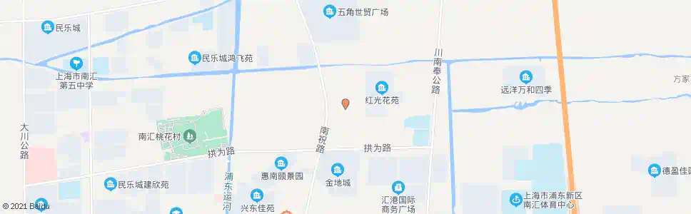 上海拱乐路南祝路_公交站地图_上海公交_妙搜公交查询2025