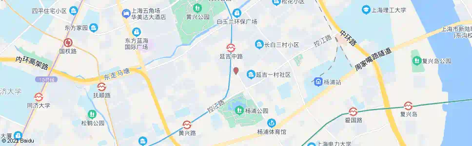 上海延吉中路隆昌路_公交站地图_上海公交_妙搜公交查询2025