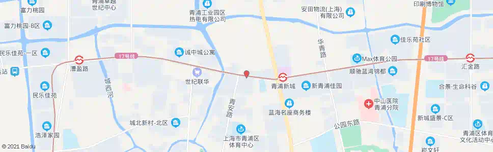 上海盈港路青安路(上客站)_公交站地图_上海公交_妙搜公交查询2025
