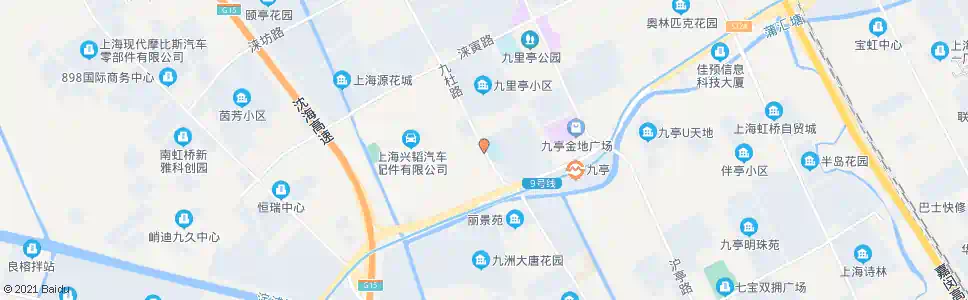 上海九亭小学_公交站地图_上海公交_妙搜公交查询2025