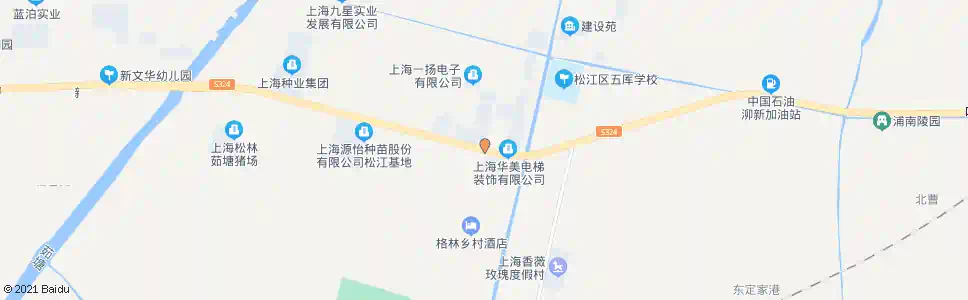 上海叶新公路西厍公路_公交站地图_上海公交_妙搜公交查询2025
