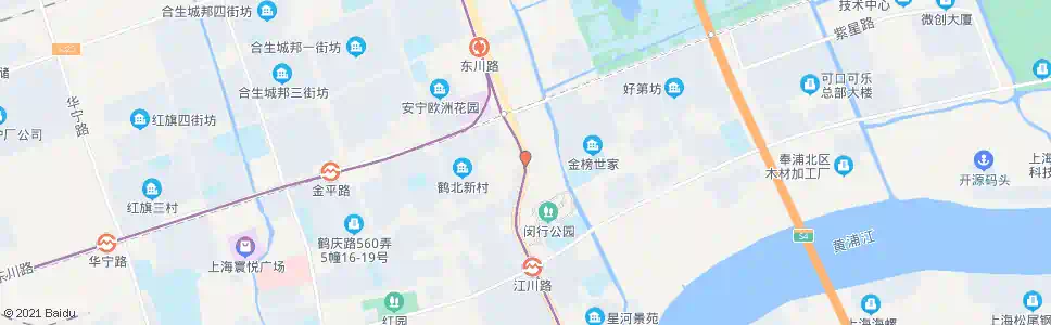 上海沪闵路鹤庆路_公交站地图_上海公交_妙搜公交查询2025
