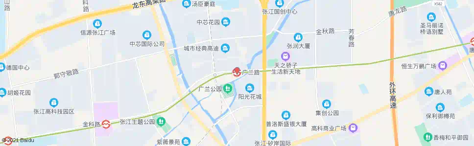 上海广兰路地铁站_公交站地图_上海公交_妙搜公交查询2025