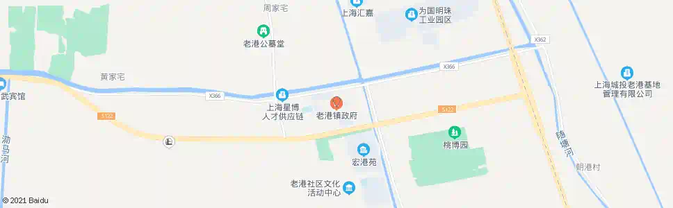 上海老港镇政府_公交站地图_上海公交_妙搜公交查询2025
