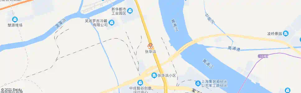 上海张华浜_公交站地图_上海公交_妙搜公交查询2025