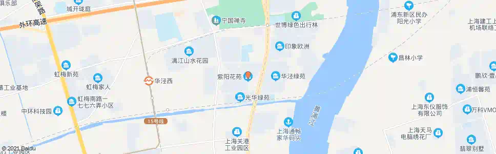 上海紫阳花苑(招呼站)_公交站地图_上海公交_妙搜公交查询2025