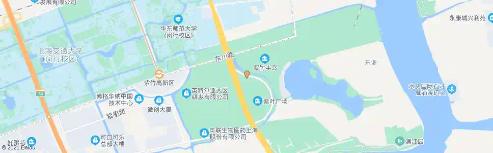 上海江川东路紫月路_公交站地图_上海公交_妙搜公交查询2025