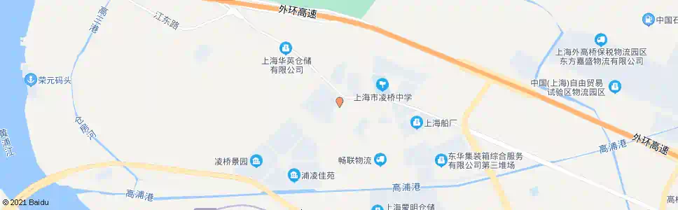 上海双江路江东路_公交站地图_上海公交_妙搜公交查询2025