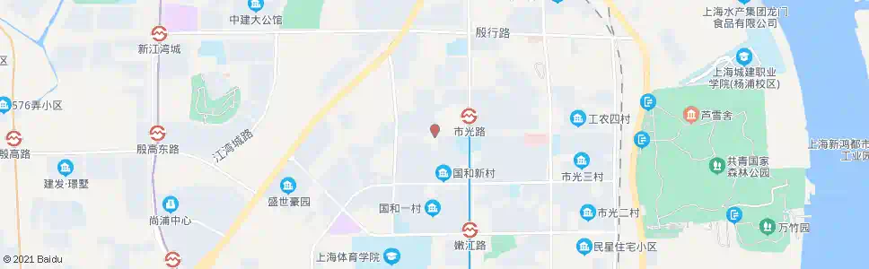 上海市光路世界路_公交站地图_上海公交_妙搜公交查询2025