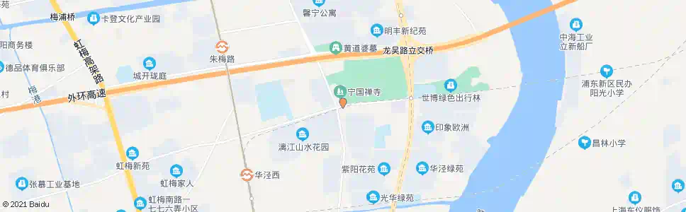 上海长华路华泾路_公交站地图_上海公交_妙搜公交查询2025