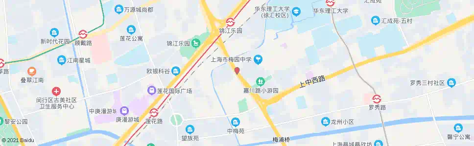 上海虹梅南路梅陇路_公交站地图_上海公交_妙搜公交查询2025