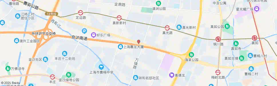上海万镇路曹安公路_公交站地图_上海公交_妙搜公交查询2025