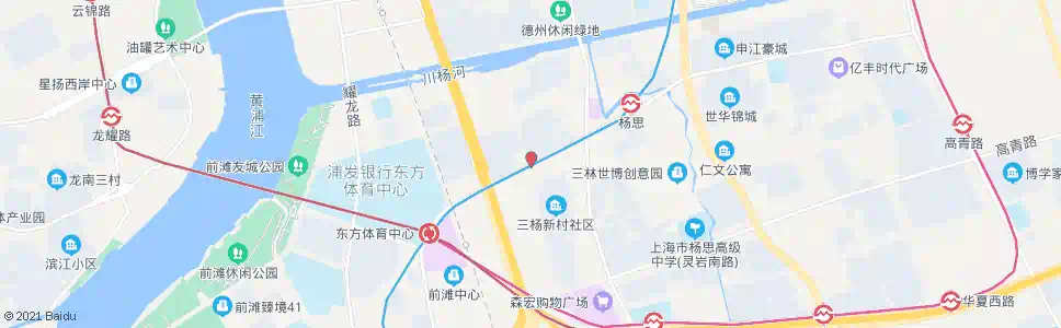 上海西营南路杨思路_公交站地图_上海公交_妙搜公交查询2025