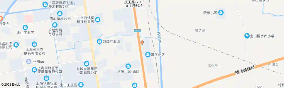 上海蒋庄小区_公交站地图_上海公交_妙搜公交查询2025