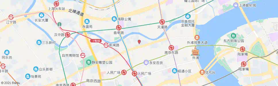 上海浙江中路北京东路_公交站地图_上海公交_妙搜公交查询2025