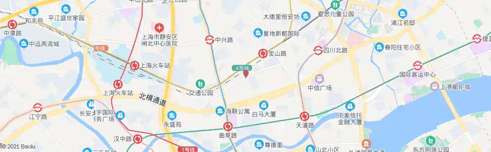 上海天目东路浙江北路_公交站地图_上海公交_妙搜公交查询2025