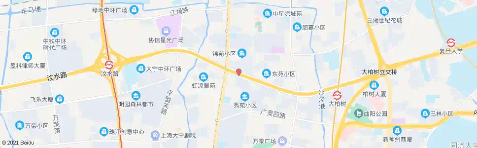上海汶水东路凉城路_公交站地图_上海公交_妙搜公交查询2025