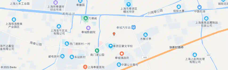 上海奉城东门港(招呼站)_公交站地图_上海公交_妙搜公交查询2025