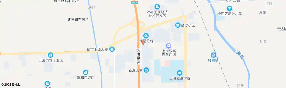 上海叶政路叶校路_公交站地图_上海公交_妙搜公交查询2025