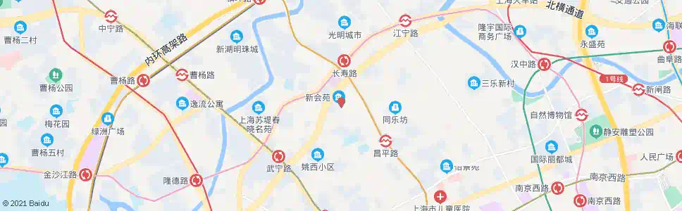 上海安远路胶州路_公交站地图_上海公交_妙搜公交查询2025