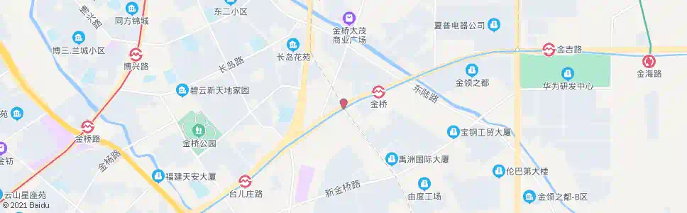 上海金海路金高路_公交站地图_上海公交_妙搜公交查询2025