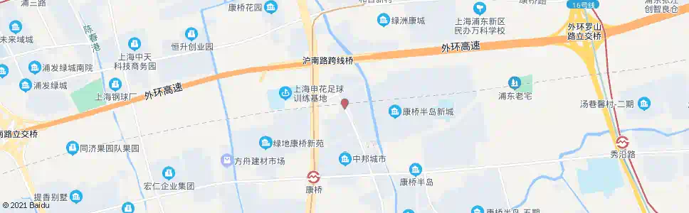 上海康沈路秀康路_公交站地图_上海公交_妙搜公交查询2025