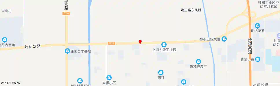 上海叶新公路浦亭路_公交站地图_上海公交_妙搜公交查询2025