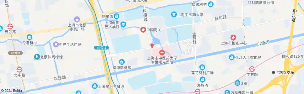 上海张衡路科苑路_公交站地图_上海公交_妙搜公交查询2025
