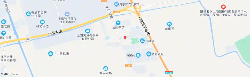 上海庆荣路东川公路_公交站地图_上海公交_妙搜公交查询2025