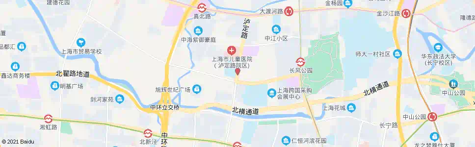 上海泸定路云岭东路_公交站地图_上海公交_妙搜公交查询2025