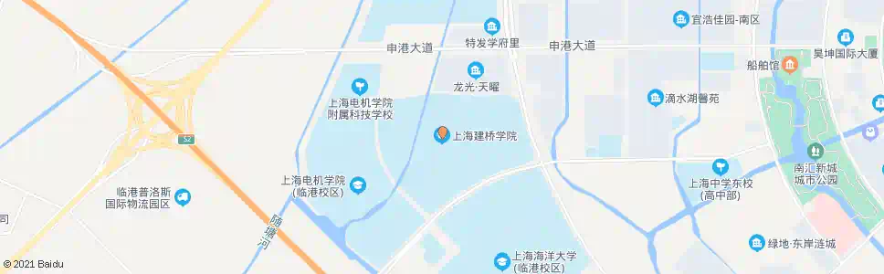 上海建桥学院(招呼站)_公交站地图_上海公交_妙搜公交查询2025