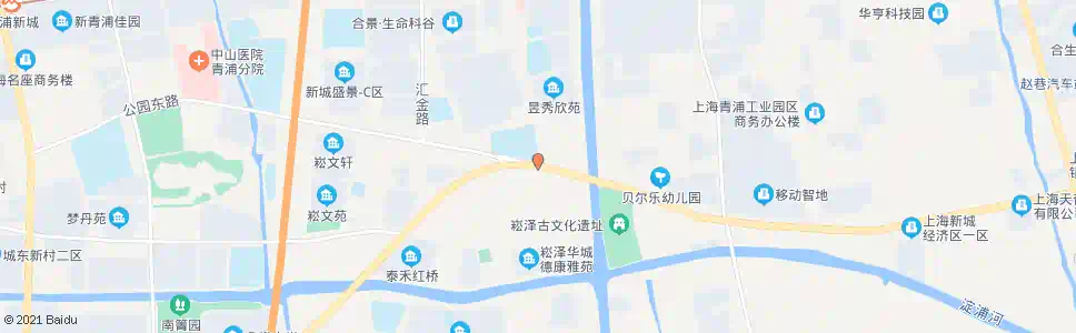 上海崧盈路沪青平公路_公交站地图_上海公交_妙搜公交查询2025