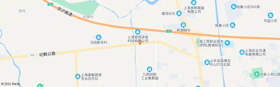 上海纪鹤公路马阳村_公交站地图_上海公交_妙搜公交查询2025