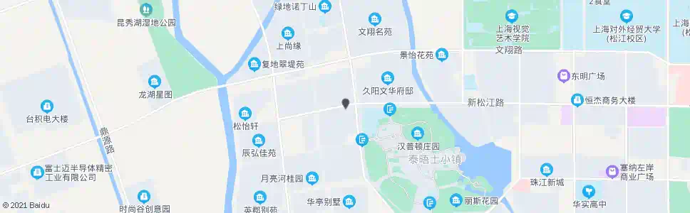 上海新松江路三新北路_公交站地图_上海公交_妙搜公交查询2025