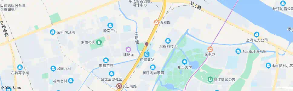 上海严家宅_公交站地图_上海公交_妙搜公交查询2025