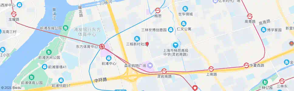 上海海阳路长清路_公交站地图_上海公交_妙搜公交查询2025