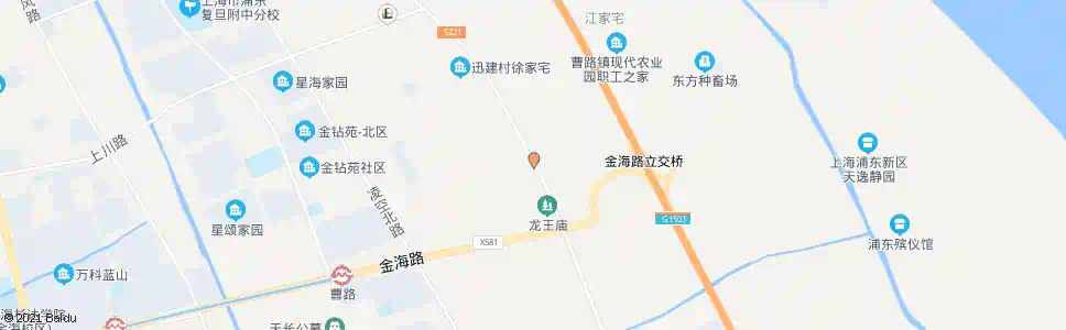 上海东川公路金海路(启明)_公交站地图_上海公交_妙搜公交查询2025
