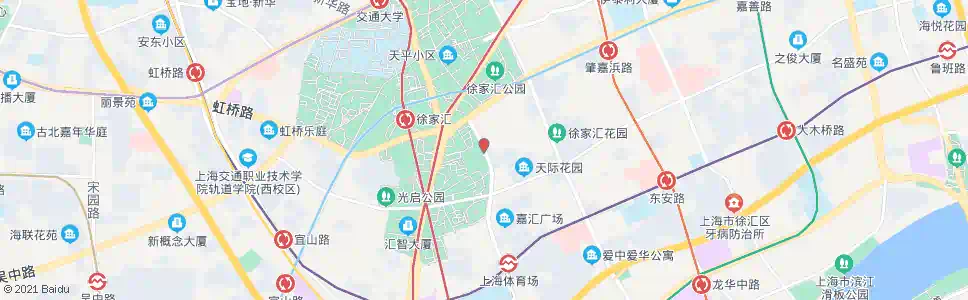 上海天钥桥路辛耕路(徐家汇)_公交站地图_上海公交_妙搜公交查询2025
