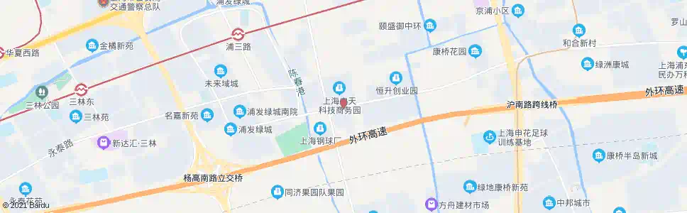 上海康桥路康梧路_公交站地图_上海公交_妙搜公交查询2025