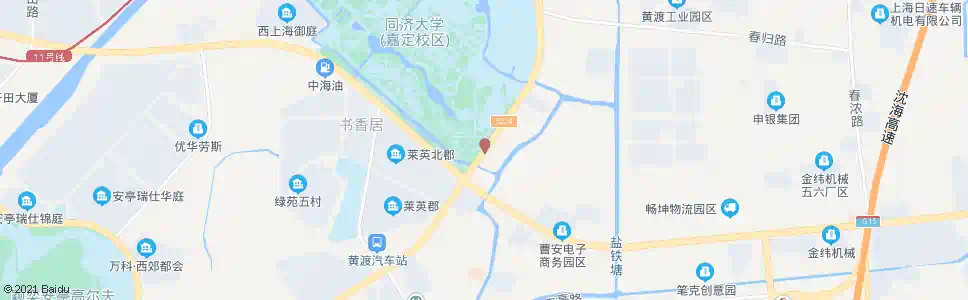 上海嘉松北路曹安公路_公交站地图_上海公交_妙搜公交查询2025
