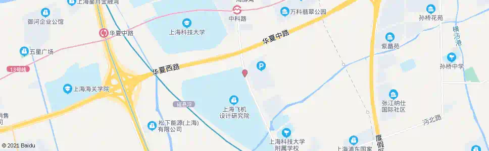 上海金科路华夏中路_公交站地图_上海公交_妙搜公交查询2025